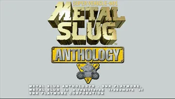 Metal Slug Anthology (EU) screen shot title